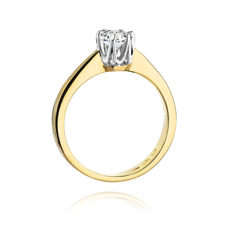 Inel Aur 14K cu Diamant de Laborator 0.25 ct, imaginea 3 din 12