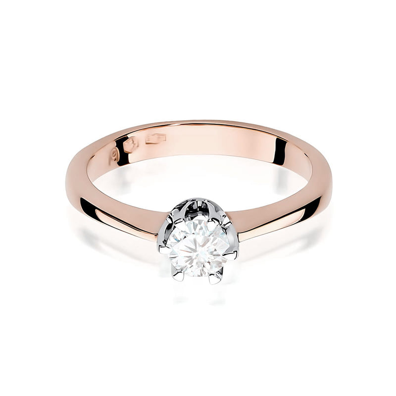 Inel Aur 14K cu Diamant de Laborator 0.25 ct, imaginea 6 din 12