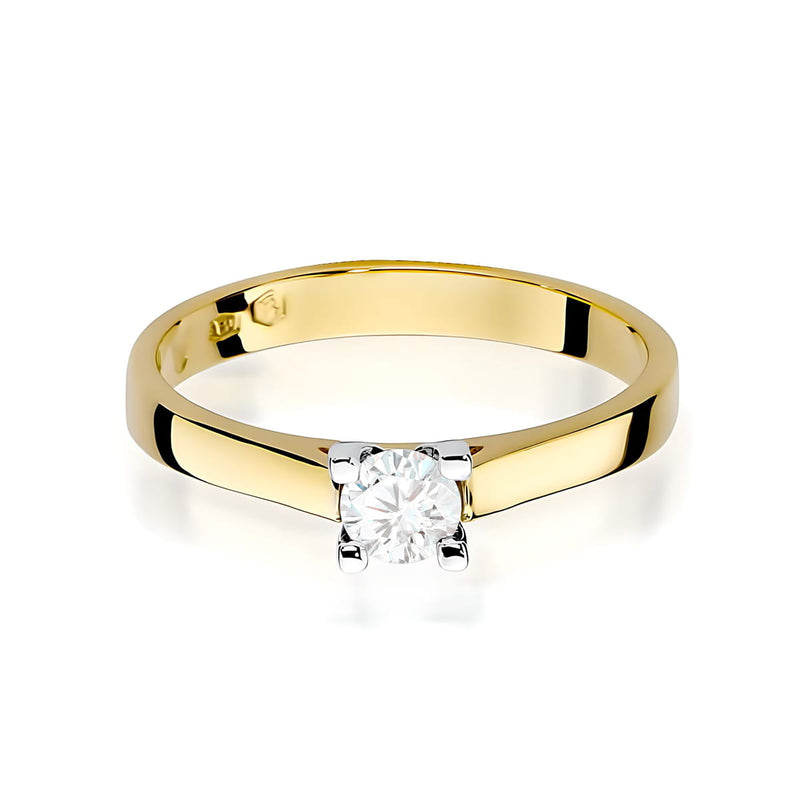 Inel Aur 14K cu Diamant de Laborator 0.25 ct, imaginea 2 din 12