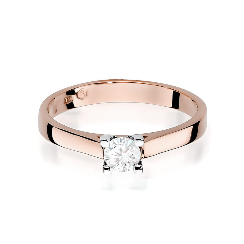 Inel Aur 14K cu Diamant de Laborator 0.25 ct, imaginea 6 din 12