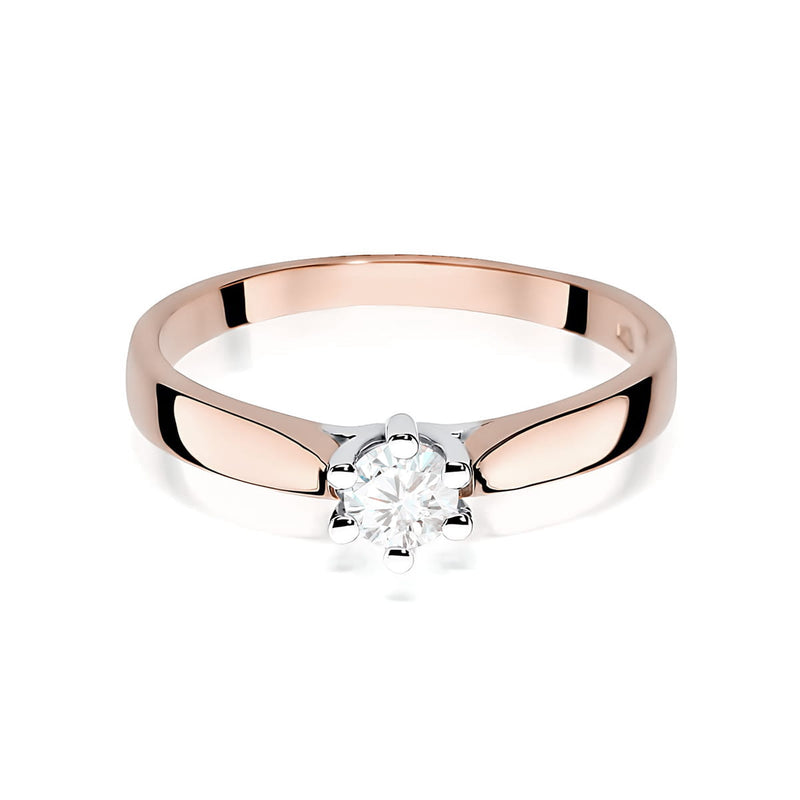 Inel Aur 14K cu Diamant de Laborator 0.25 ct, imaginea 6 din 12
