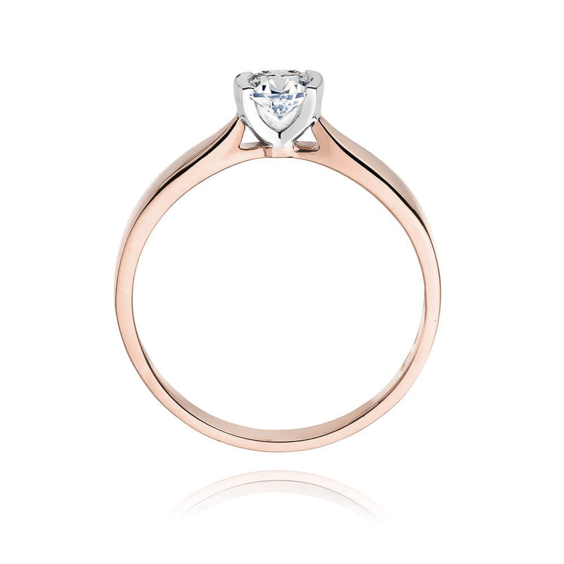 Inel Aur 14K cu Diamant de Laborator 0.25 ct, imaginea 7 din 12