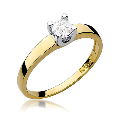 Inel Aur 14K cu Diamant de Laborator 0.25 ct