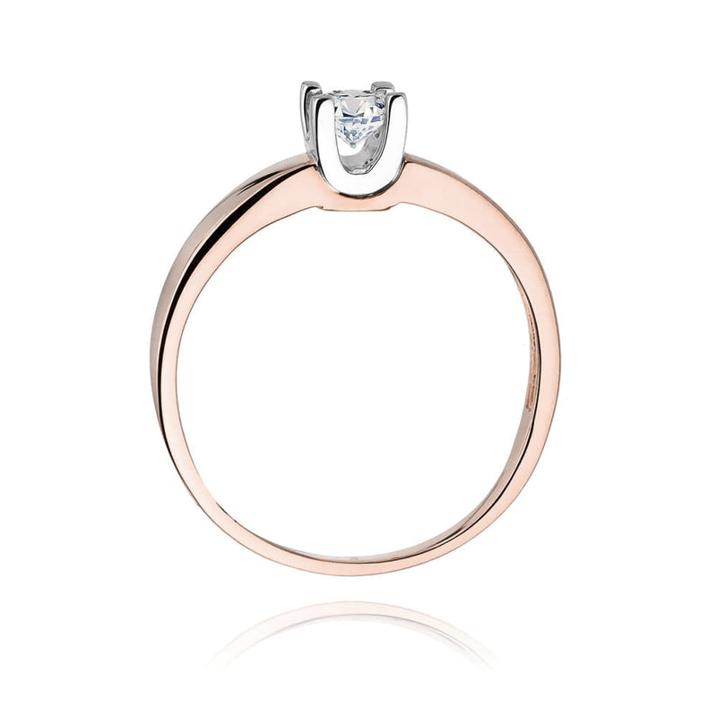 Inel Aur 14K cu Diamant de Laborator 0.25 ct, imaginea 7 din 12
