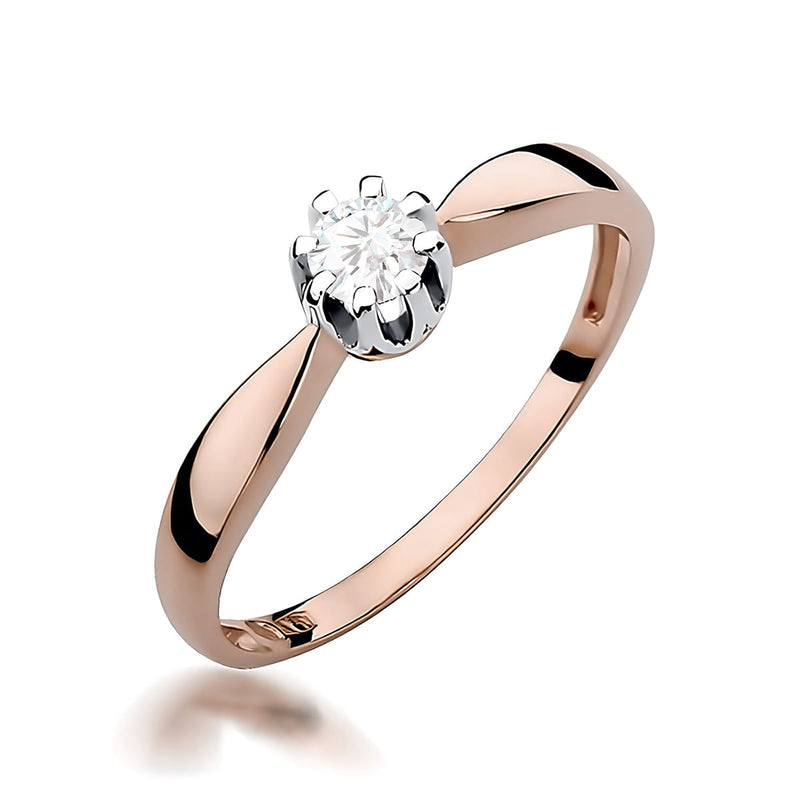 Inel Aur 14K cu Diamant de Laborator 0.20 ct, imaginea 5 din 12