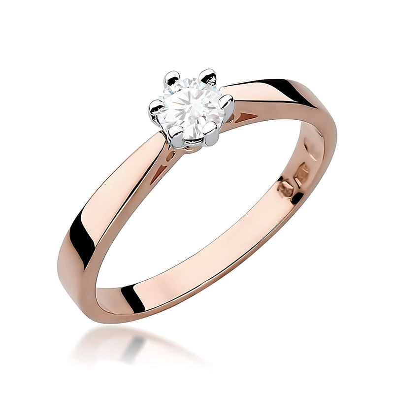 Inel Aur 14K cu Diamant de Laborator 0.20 ct, imaginea 5 din 12