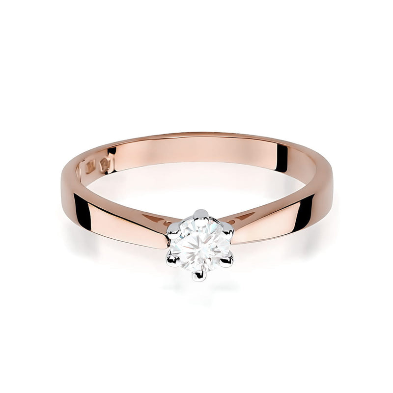 Inel Aur 14K cu Diamant de Laborator 0.20 ct, imaginea 6 din 12