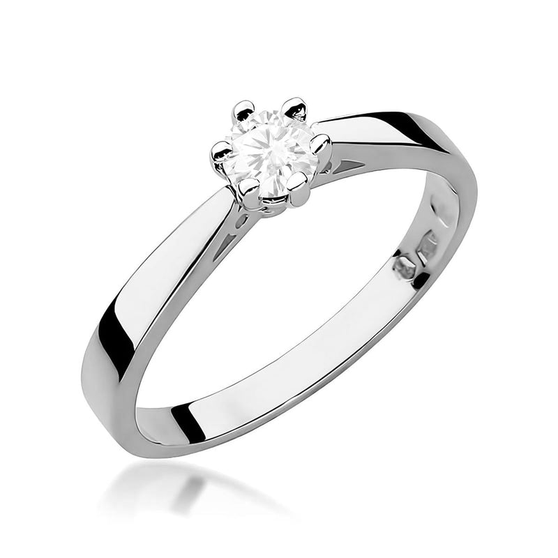 Inel Aur 14K cu Diamant de Laborator 0.20 ct, imaginea 9 din 12