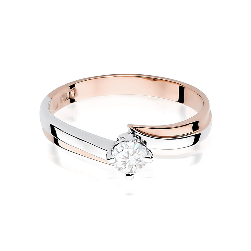 Inel Aur 14K cu Diamant de Laborator 0.25 ct, imaginea 6 din 12