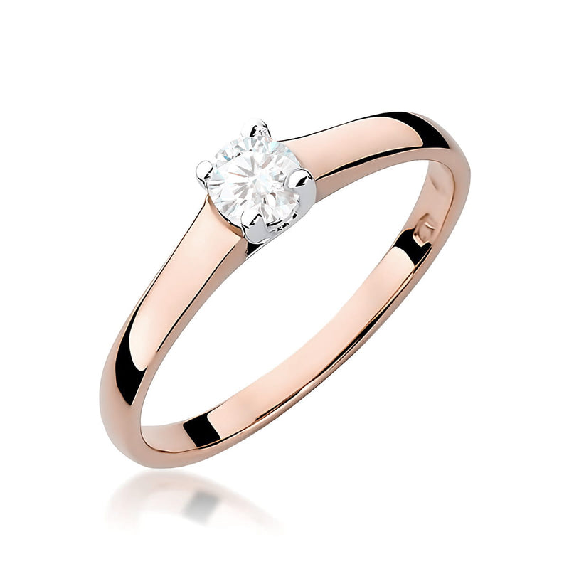 Inel Aur 14K cu Diamant de Laborator 0.20 ct, imaginea 5 din 12