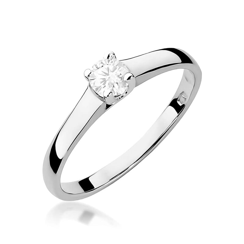 Inel Aur 14K cu Diamant de Laborator 0.20 ct, imaginea 9 din 12