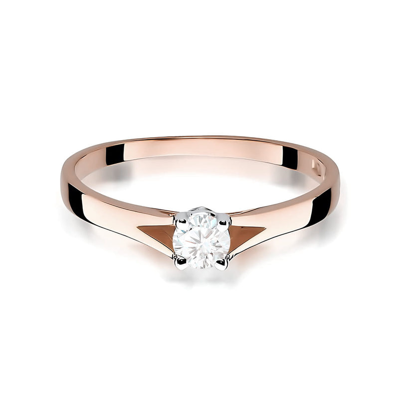 Inel Aur 14K cu Diamant de Laborator 0.20 ct, imaginea 6 din 12