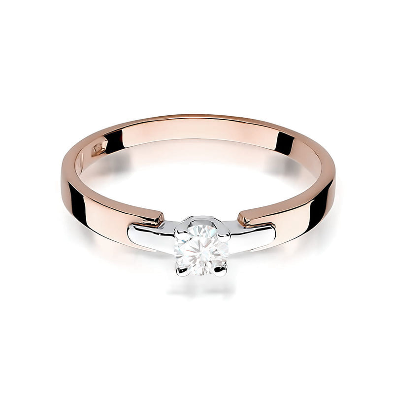 Inel Aur 14K cu Diamant de Laborator 0.20 ct, imaginea 6 din 12