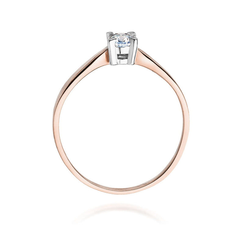 Inel Aur 14K cu Diamant de Laborator 0.20 ct, imaginea 7 din 12