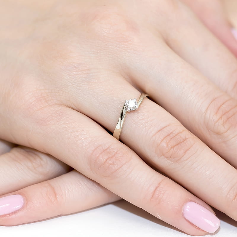 Inel Aur 14K cu Diamant de Laborator 0.20 ct, imaginea 12 din 12