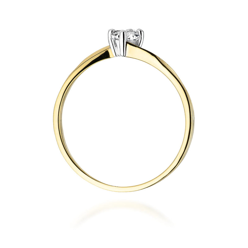 Inel Aur 14K cu Diamant de Laborator 0.20 ct, imaginea 3 din 12