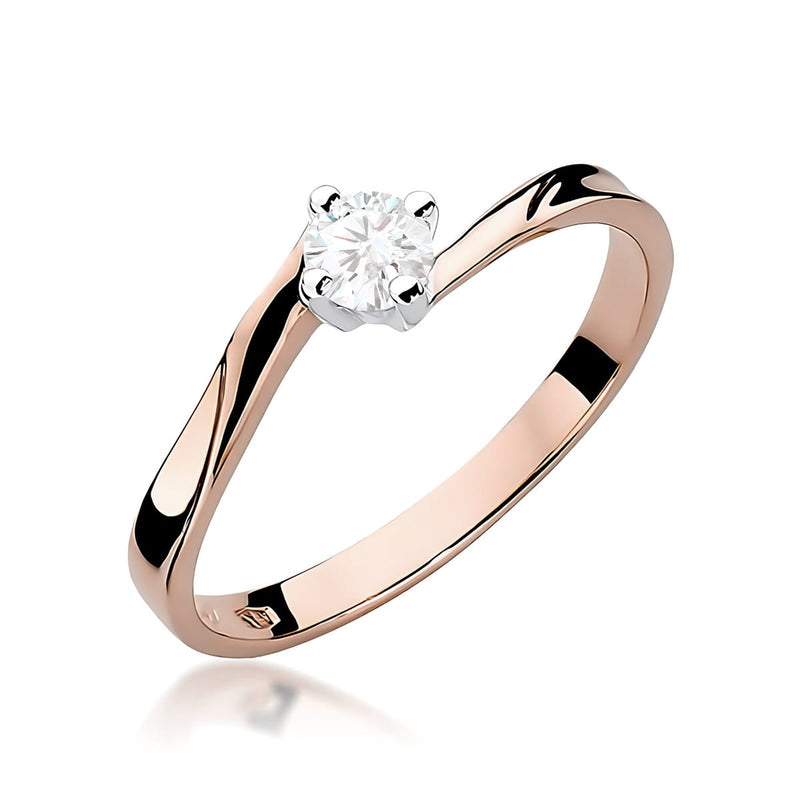 Inel Aur 14K cu Diamant de Laborator 0.20 ct, imaginea 5 din 12
