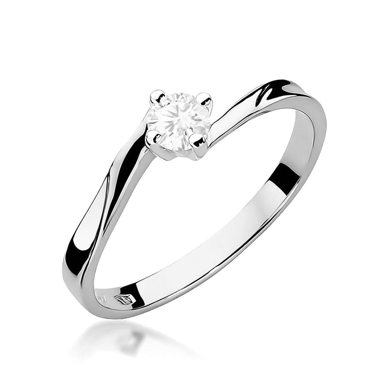 Inel Aur 14K cu Diamant de Laborator 0.20 ct, imaginea 9 din 12