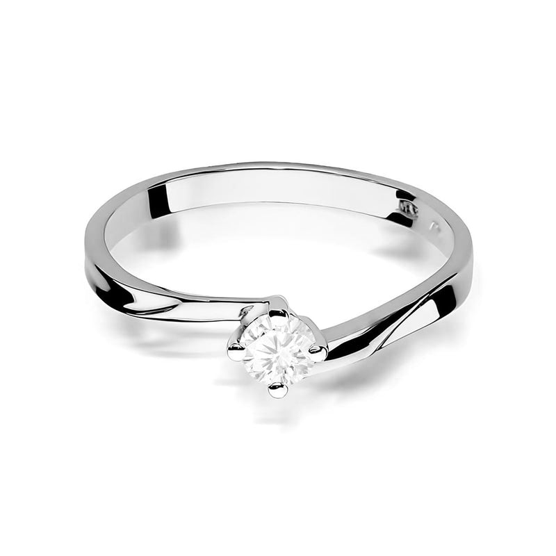 Inel Aur 14K cu Diamant de Laborator 0.20 ct, imaginea 10 din 12