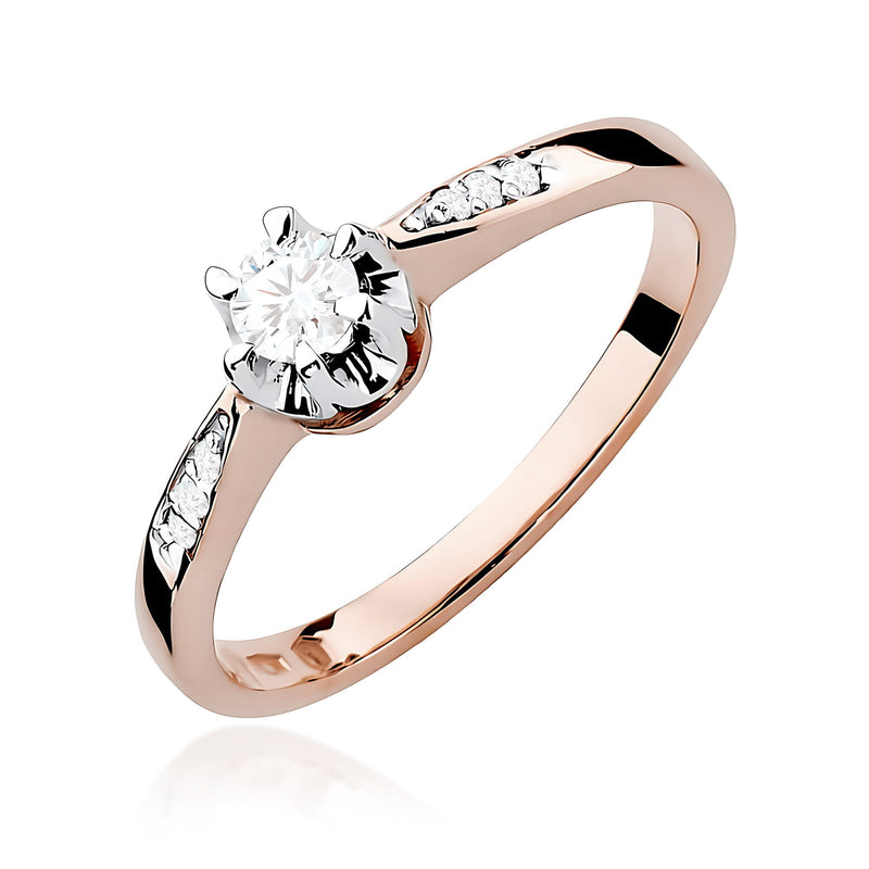 Inel Aur 14K cu Diamante de Laborator 0.25 ct, imaginea 5 din 12