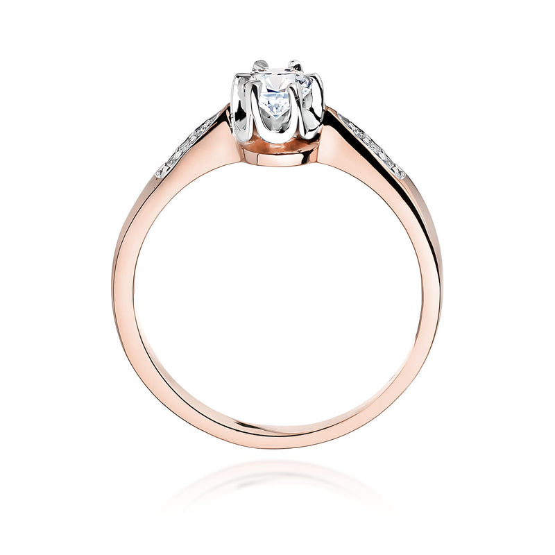 Inel Aur 14K cu Diamante de Laborator 0.25 ct, imaginea 7 din 12