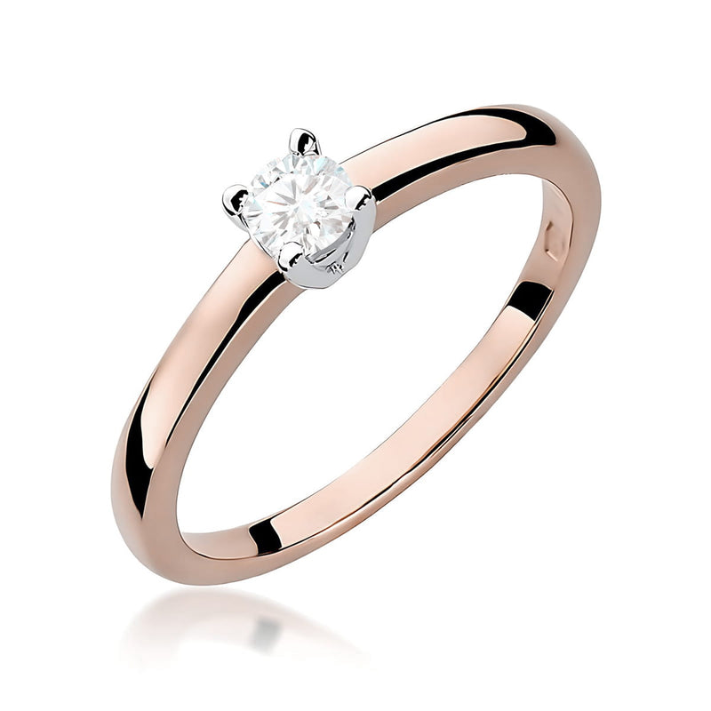 Inel Aur 14K cu Diamant de Laborator 0.20 ct, imaginea 5 din 12