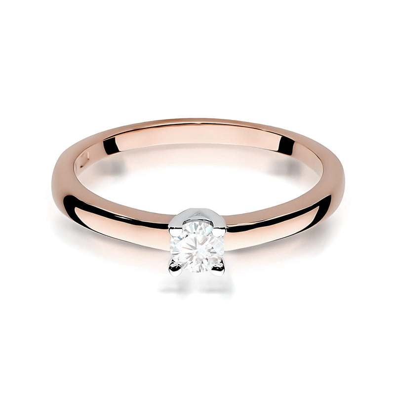 Inel Aur 14K cu Diamant de Laborator 0.20 ct, imaginea 6 din 12