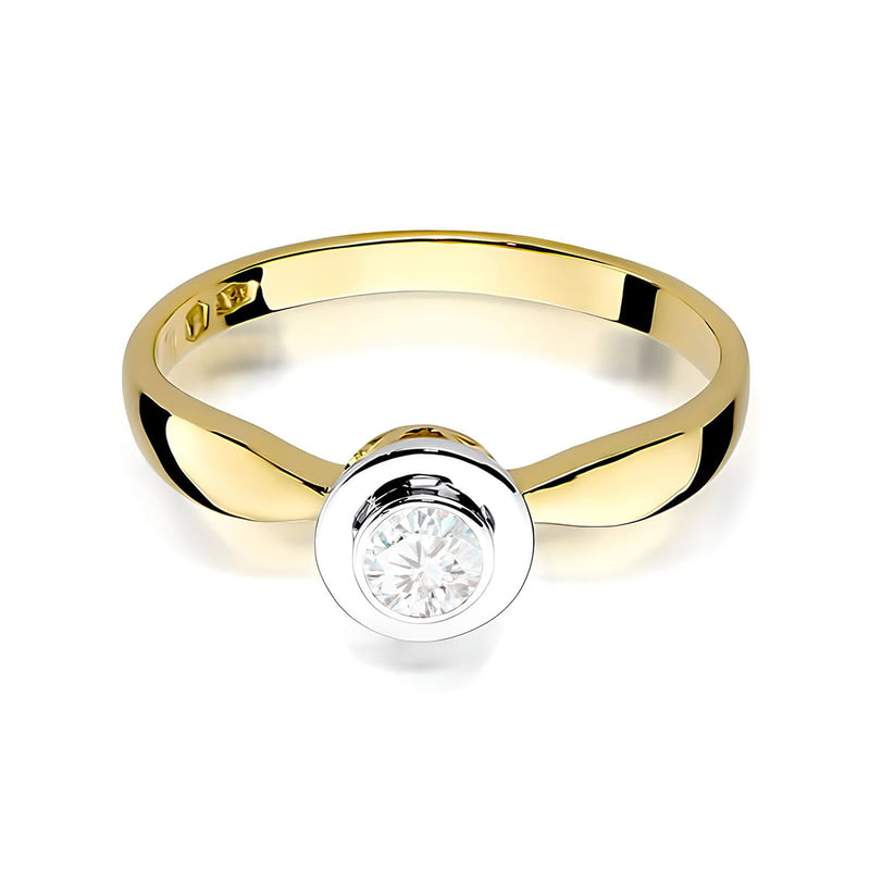 Inel Aur 14K cu Diamant de Laborator 0.25 ct, imaginea 2 din 12