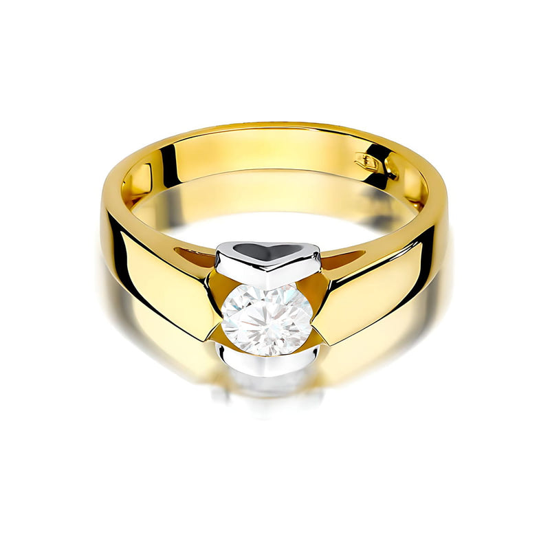 Inel Aur 14K cu Diamant de Laborator 0.50 ct, imaginea 2 din 9