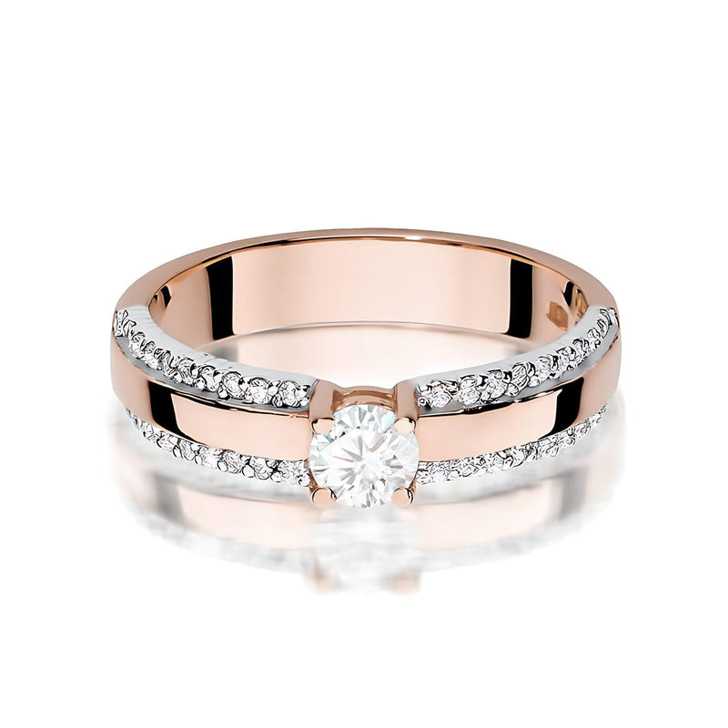Inel Aur 14K cu Diamante de Laborator 0.45 ct, imaginea 6 din 12