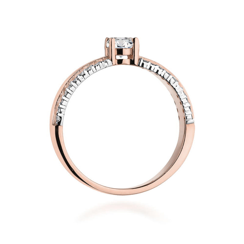 Inel Aur 14K cu Diamante de Laborator 0.45 ct, imaginea 7 din 12