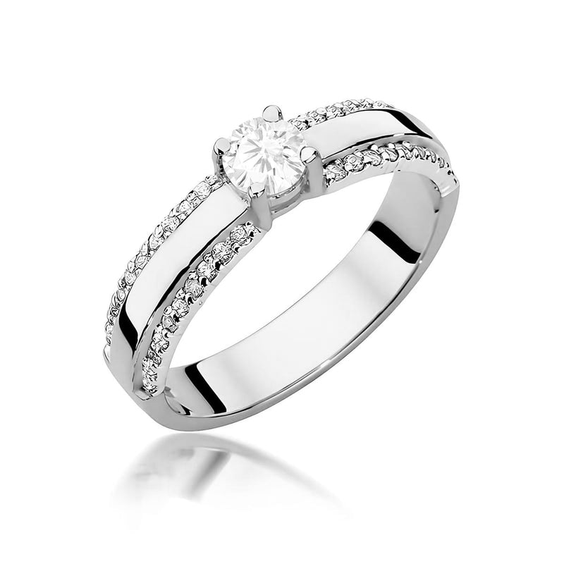 Inel Aur 14K cu Diamante de Laborator 0.45 ct, imaginea 9 din 12