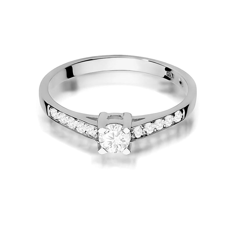 Inel Aur 14K cu Diamante de Laborator 0.45 ct, imaginea 10 din 12