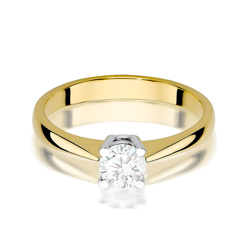Inel Aur 14K cu Diamant de Laborator 0.50 ct, imaginea 2 din 12