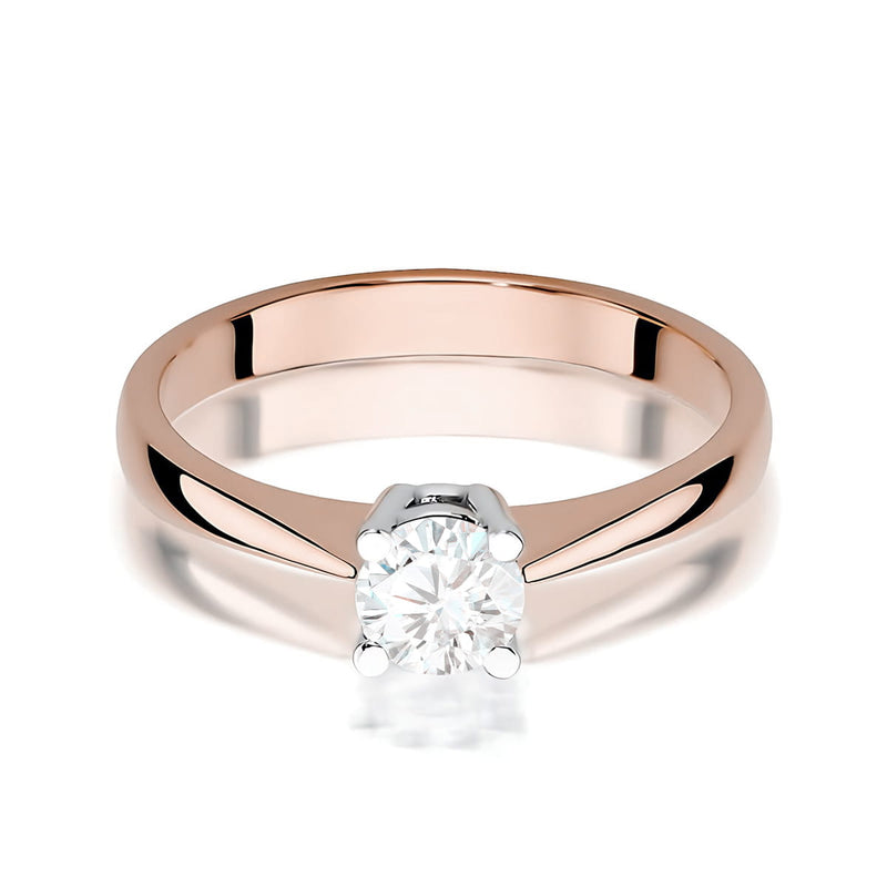 Inel Aur 14K cu Diamant de Laborator 0.50 ct, imaginea 6 din 12