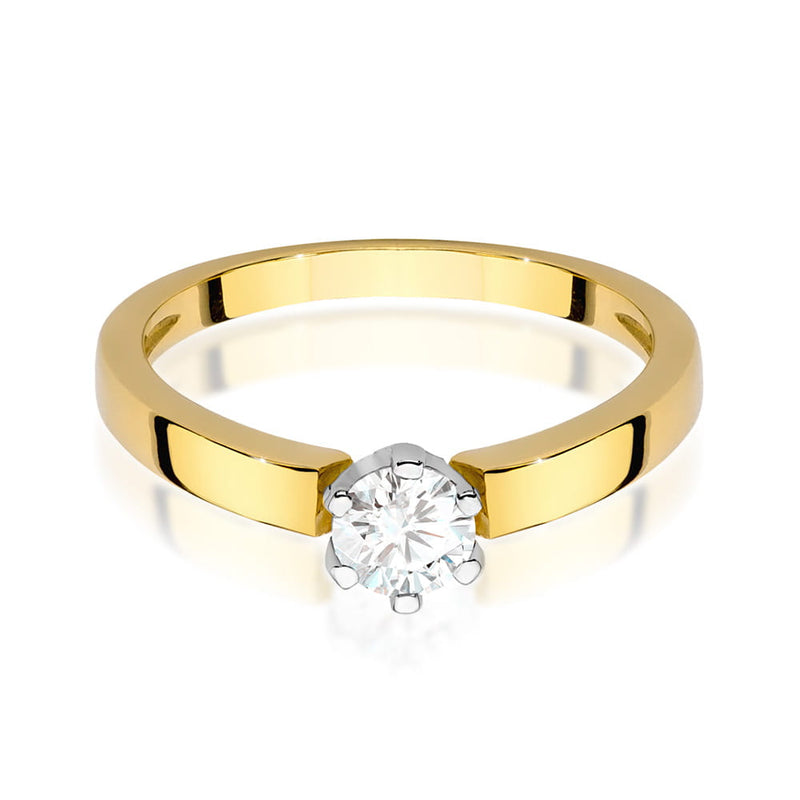 Inel Aur 14K cu Diamant de Laborator 0.25 ct, imaginea 2 din 12
