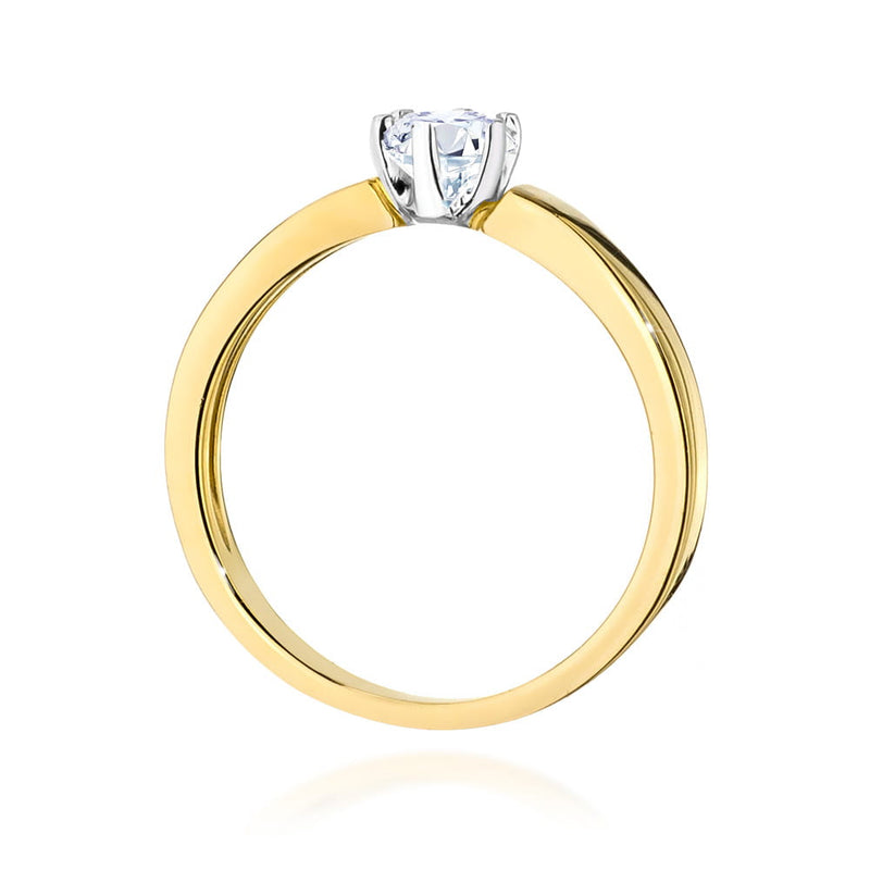 Inel Aur 14K cu Diamant de Laborator 0.25 ct, imaginea 3 din 12