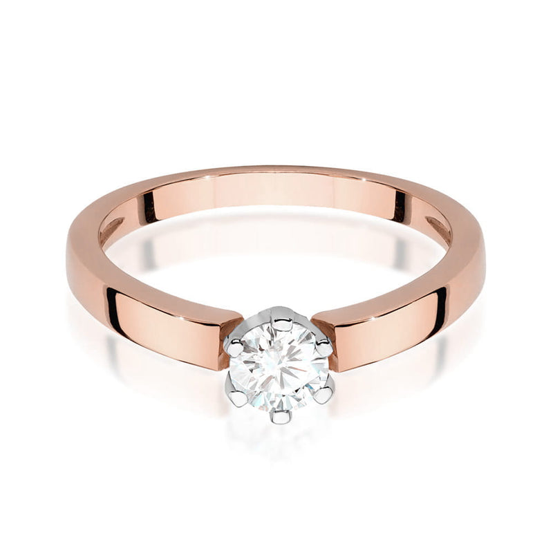 Inel Aur 14K cu Diamant de Laborator 0.25 ct, imaginea 6 din 12
