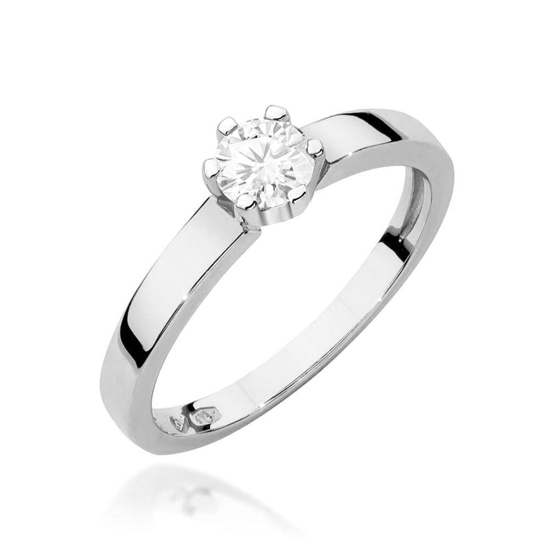 Inel Aur 14K cu Diamant de Laborator 0.25 ct, imaginea 9 din 12