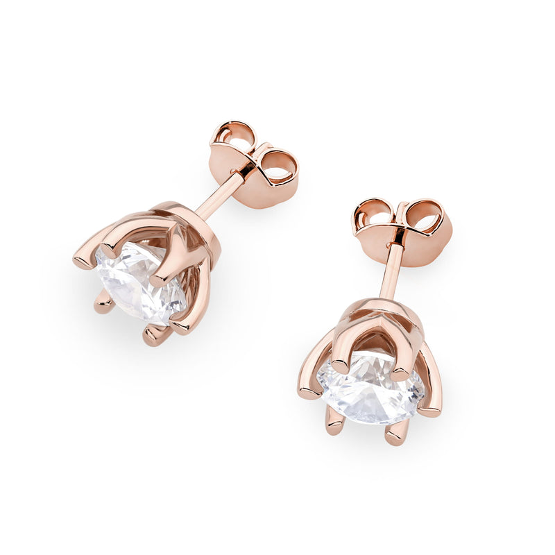Cercei Aur 14K cu Diamant Natural 1.00 ct, imaginea 5 din 9