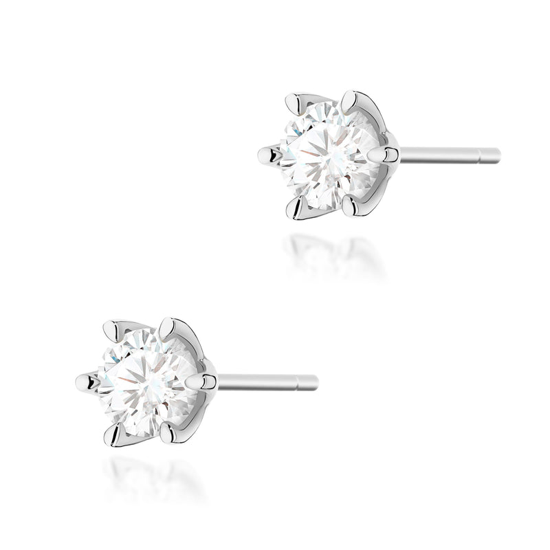 Cercei Aur 14K cu Diamant de Laborator 1.00 ct, imaginea 7 din 9