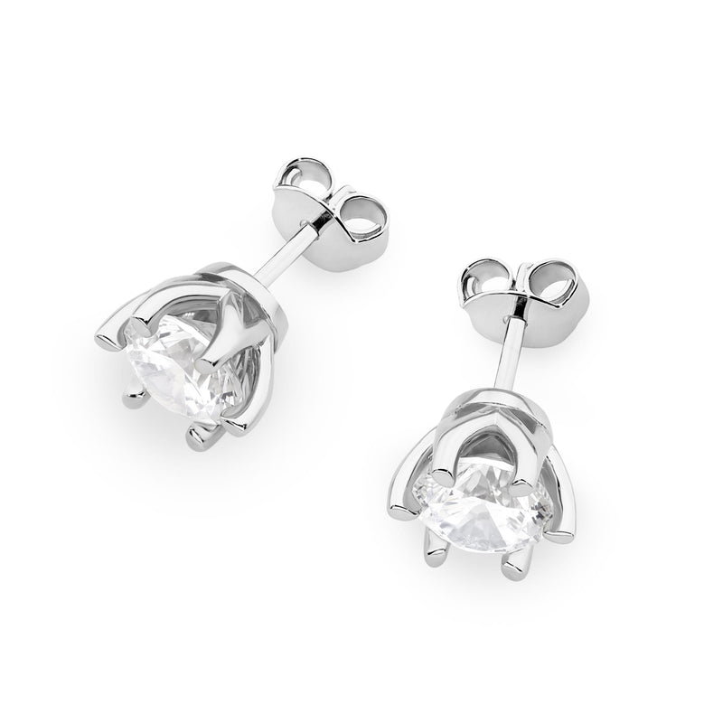 Cercei Aur 14K cu Diamant de Laborator 1.00 ct, imaginea 8 din 9