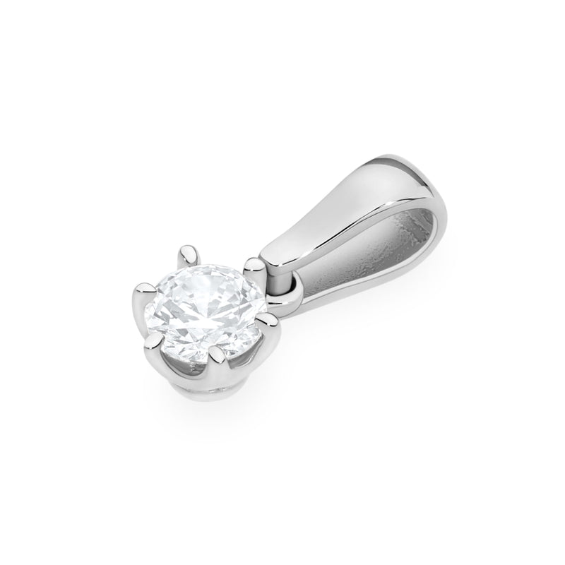 Pandantiv Aur 14K cu Diamant Natural 0.30 ct, imaginea 8 din 9
