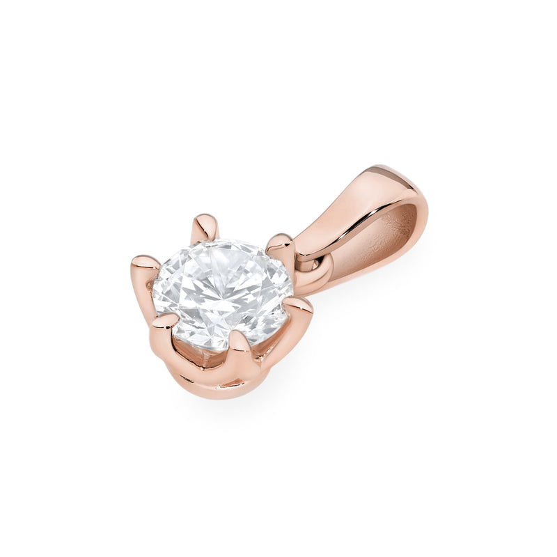 Pandantiv Aur 14K cu Diamant Natural 1.00 ct, imaginea 5 din 9
