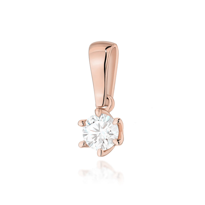 Pandantiv Aur 14K cu Diamant de Laborator 0.30 ct, imaginea 4 din 9