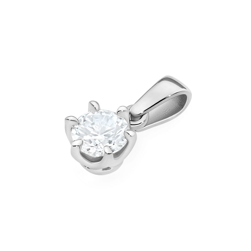 Pandantiv Aur 14K cu Diamant de Laborator 0.50 ct, imaginea 8 din 9