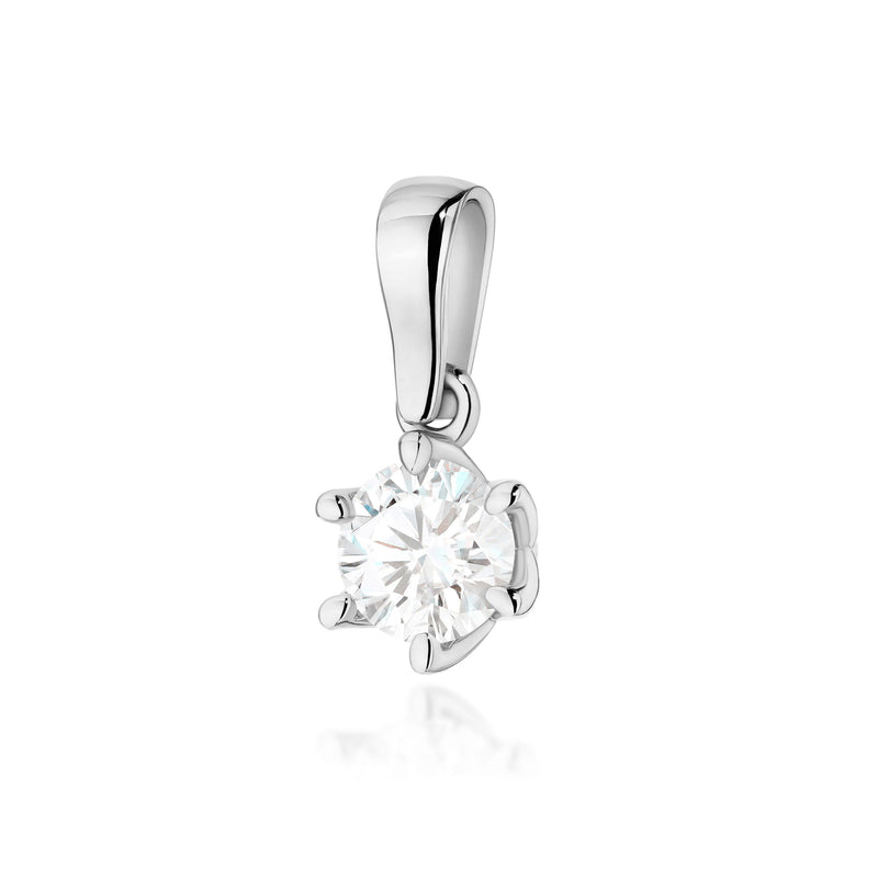Pandantiv Aur 14K cu Diamant de Laborator 0.70 ct, imaginea 7 din 9