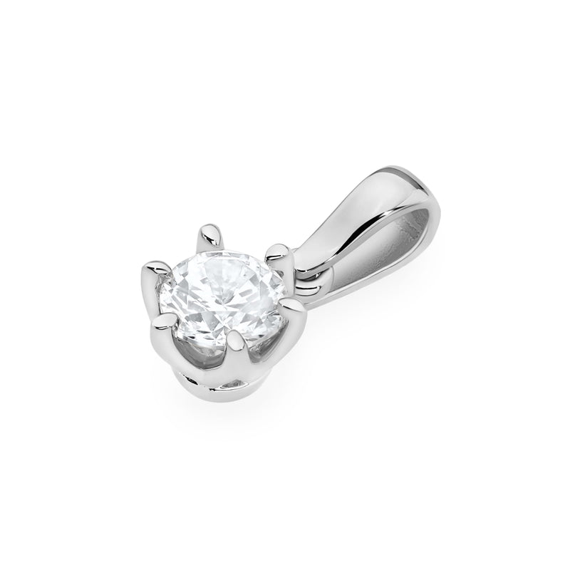 Pandantiv Aur 14K cu Diamant de Laborator 0.70 ct, imaginea 8 din 9