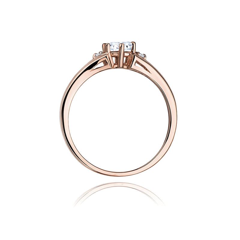 Inel Aur 14K cu Diamante de Laborator 0.53 ct, imaginea 7 din 12