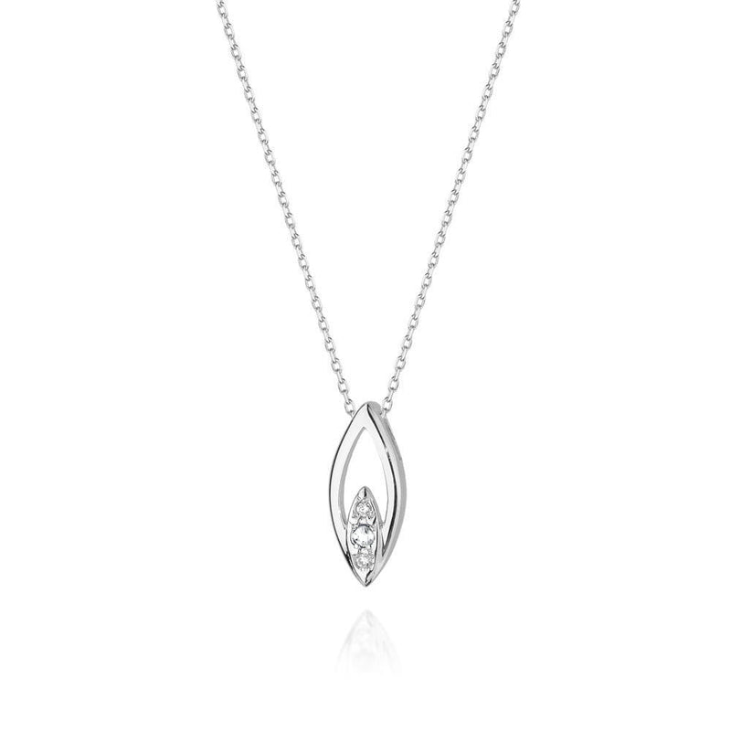 Colier Aur 14K cu Diamante Naturale 0.08 ct, imaginea 5 din 6